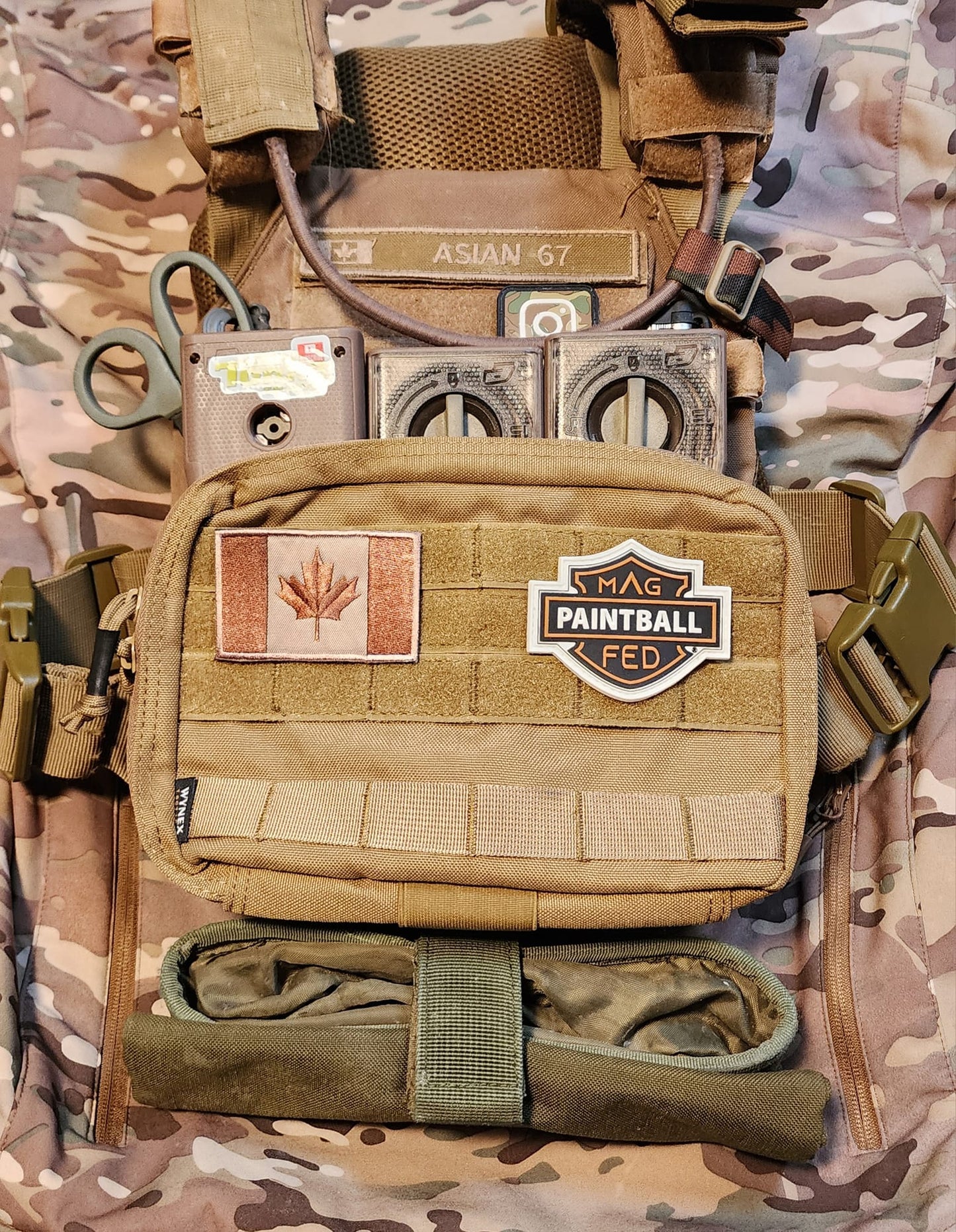 Harley Magfed Paintball Morale Patch